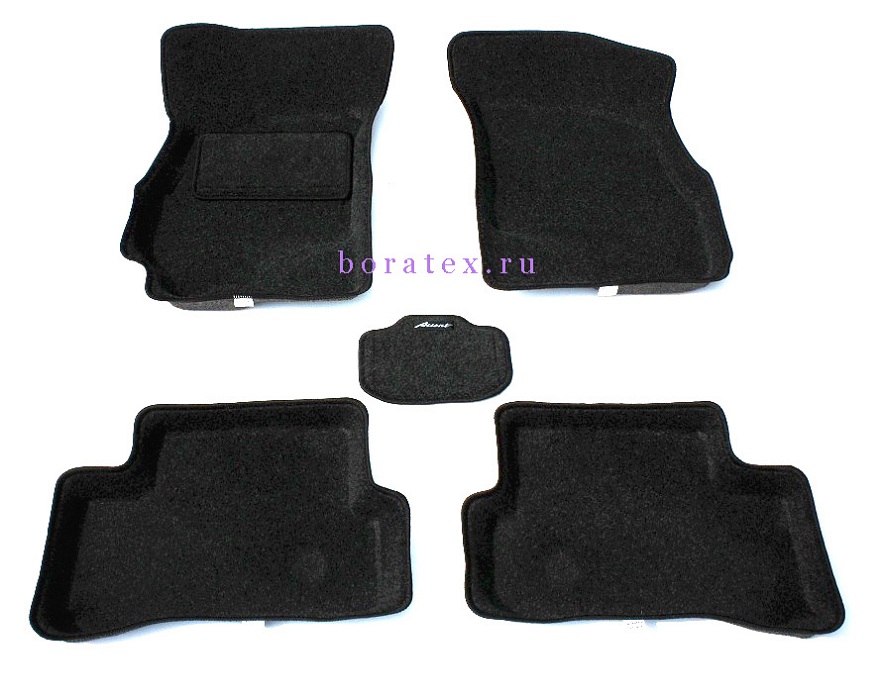 Ворсовые 3D коврики салона "Boratex" Hyundai Accent 1999