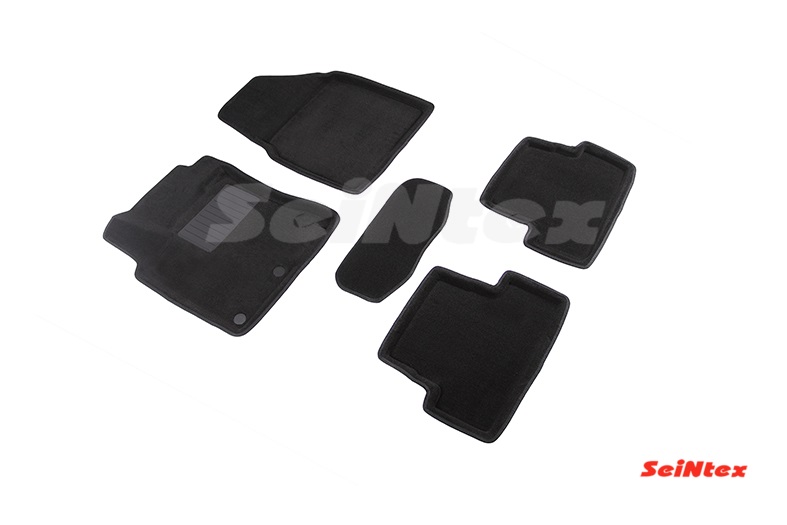 Ворсовые 3D коврики салона "Seintex", Nissan Qashqai 2007-2014