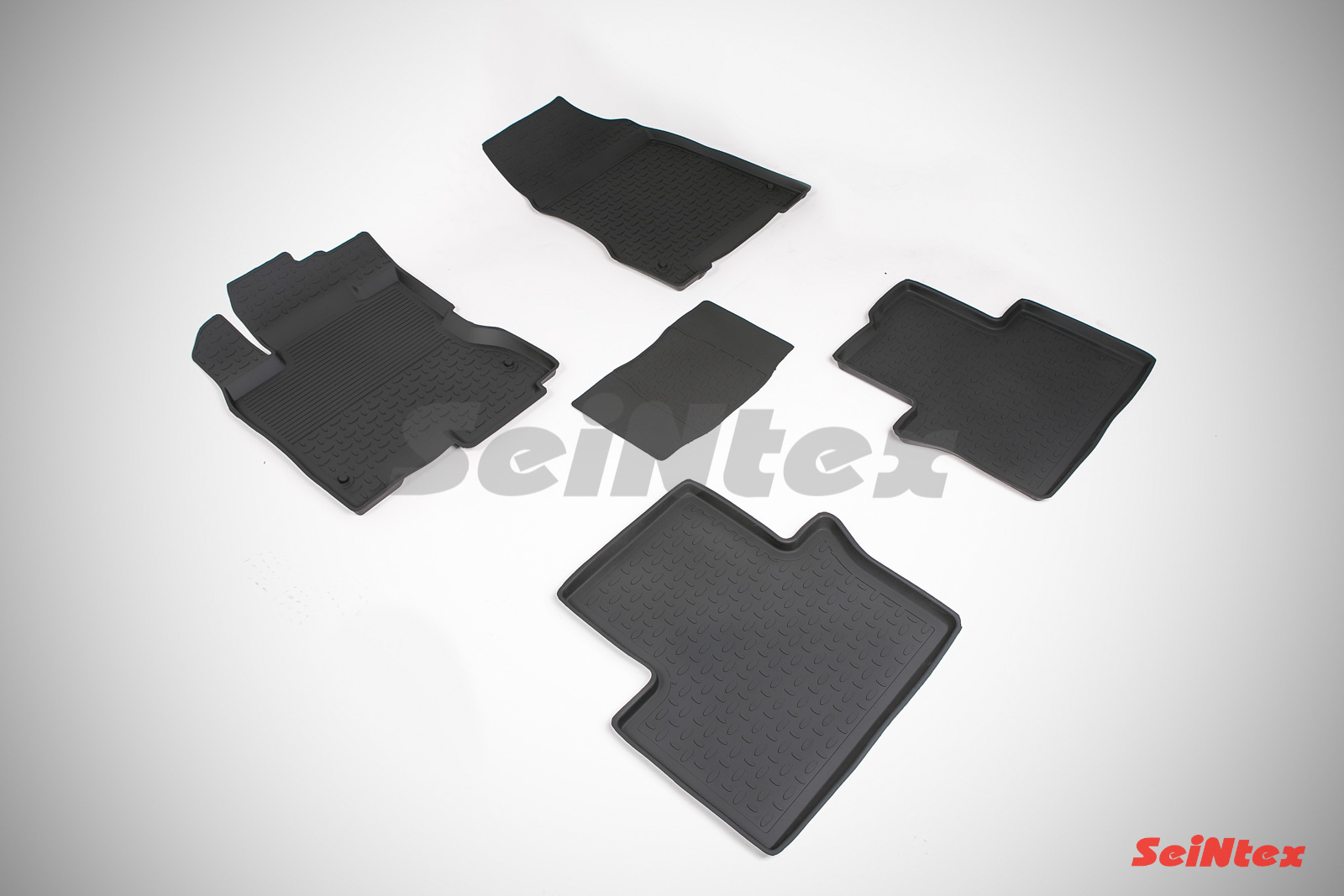 Резиновые коврики салона Высокий борт "Seintex" Renault Koleos 2011-