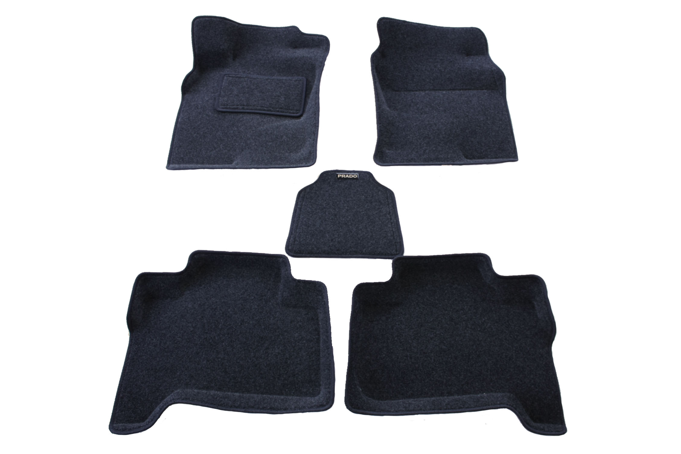 Ворсовые 3D коврики салона "Boratex" Toyota Land Cruiser Prado 120 2002-2009