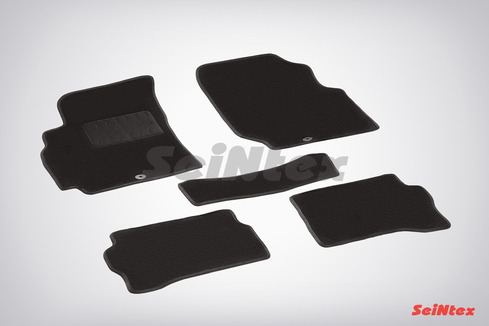 Ворсовые LUX коврики салона "Seintex", Nissan Almera Classic 2005-2013