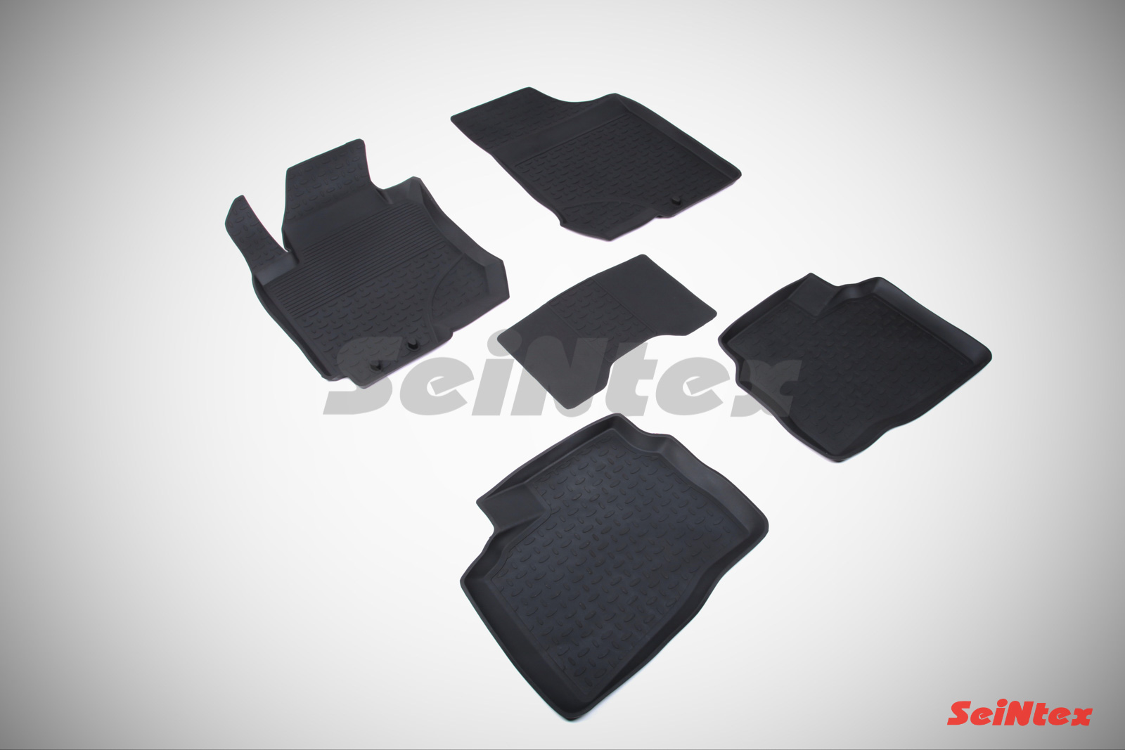 Резиновые коврики салона Высокий борт "Seintex" Hyundai Elantra IV 2006-2011 / Hyundai I 30 2009-201