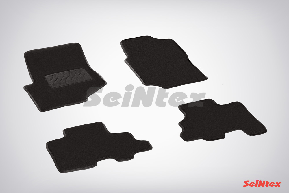 Ворсовые LUX коврики салона "Seintex", Chevrolet Trail Blazer GMT800 2001-2008