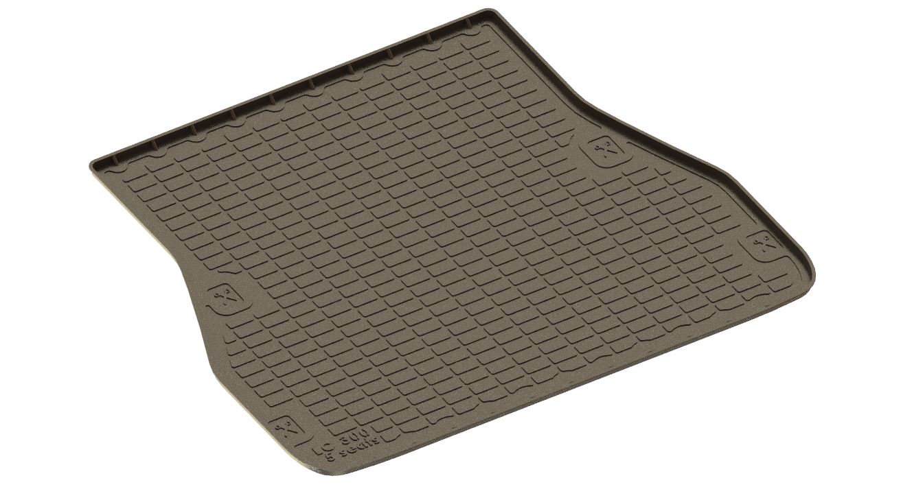 Полиуретановый коврик багажника "Seintex" Toyota LC 300 (5 Мест) 2021-