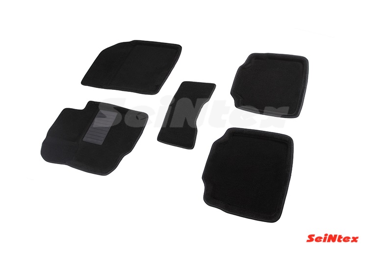 Ворсовые 3D коврики салона "Seintex", Suzuki Sx4 ll 2013-