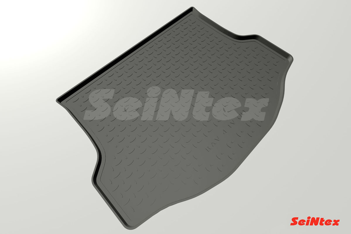 Полиуретановый коврик багажника "Seintex" Toyota RAV 4 с Докаткой 2013-2019
