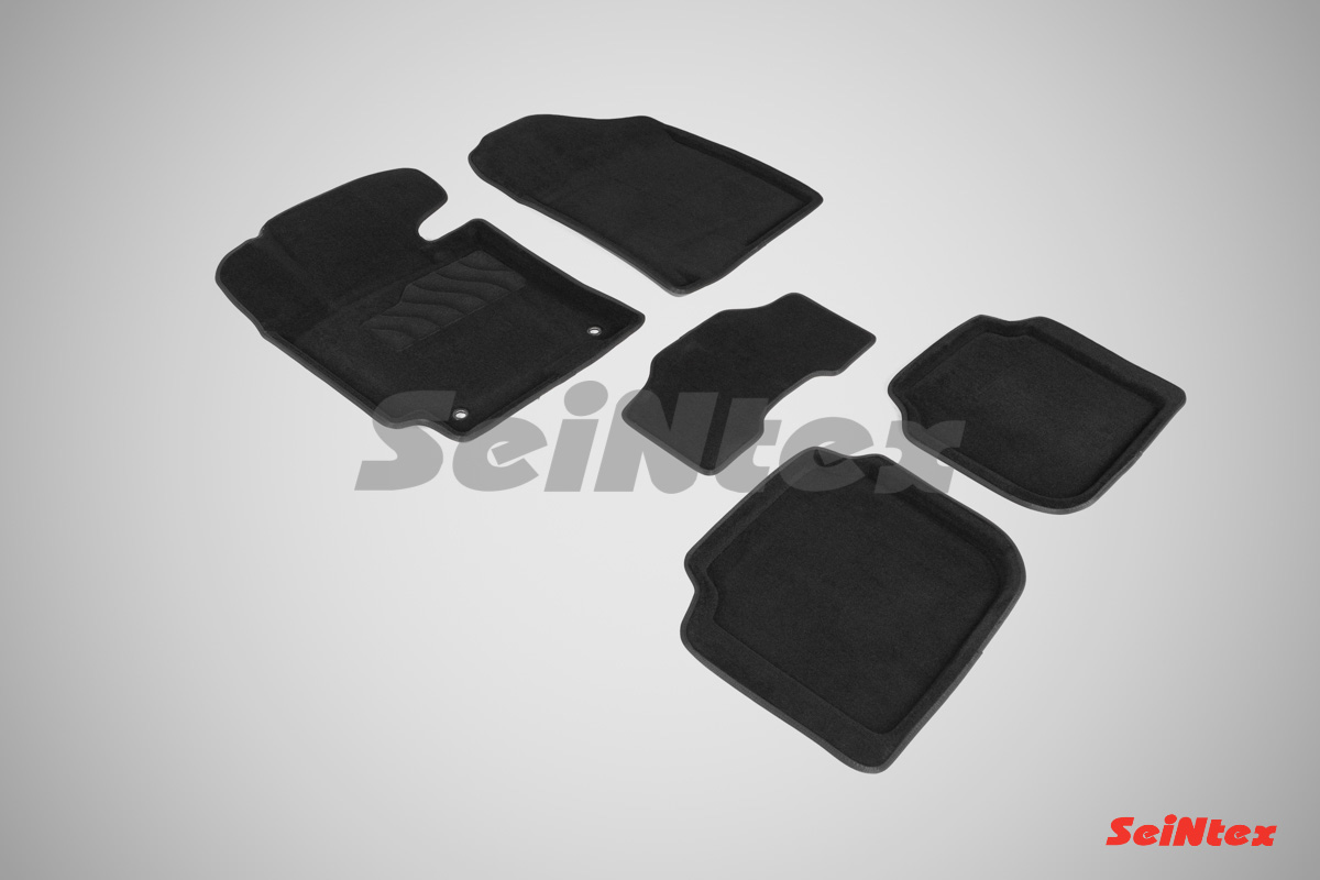 Ворсовые 3D коврики салона "Seintex", Kia Cerato lll / Classic 2013-