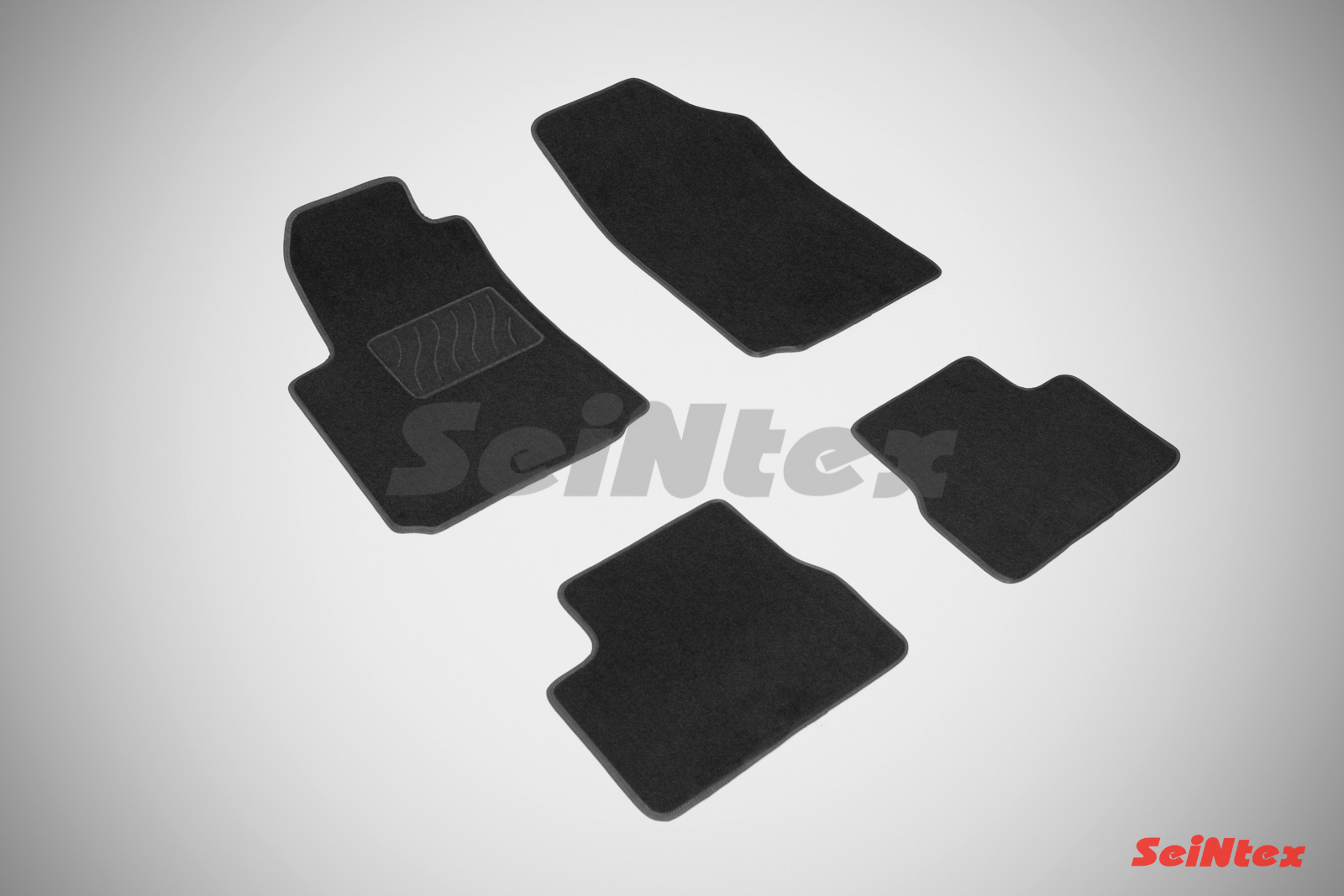 Ворсовые LUX коврики салона "Seintex", Citroen C3 2002-2009
