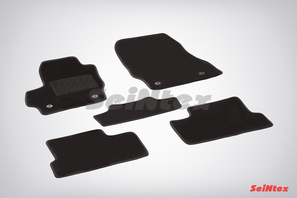 Ворсовые LUX коврики салона "Seintex", Mazda 3 2009-2013
