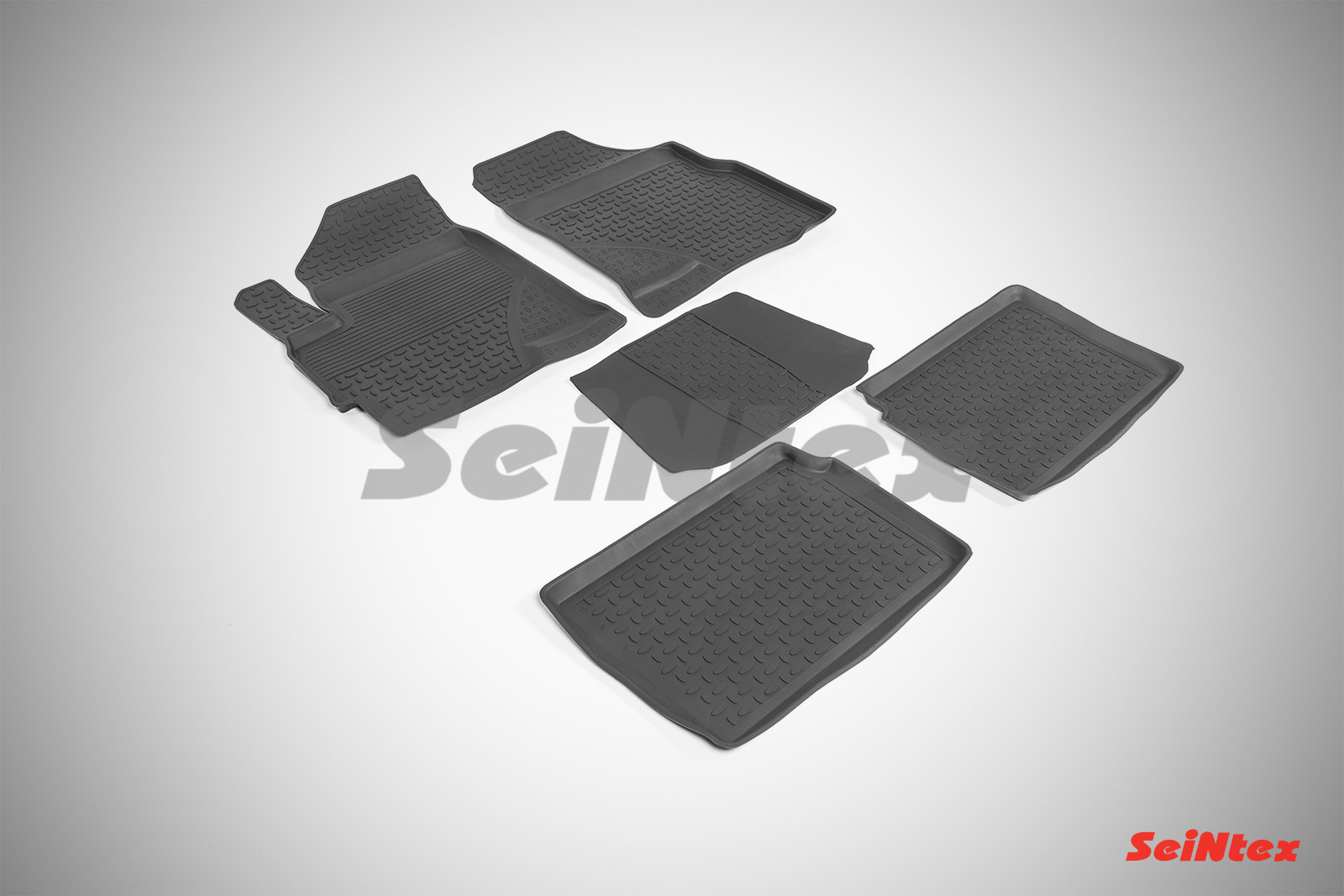 Резиновые коврики салона Высокий борт "Seintex" Chery Tiggo V 2014-