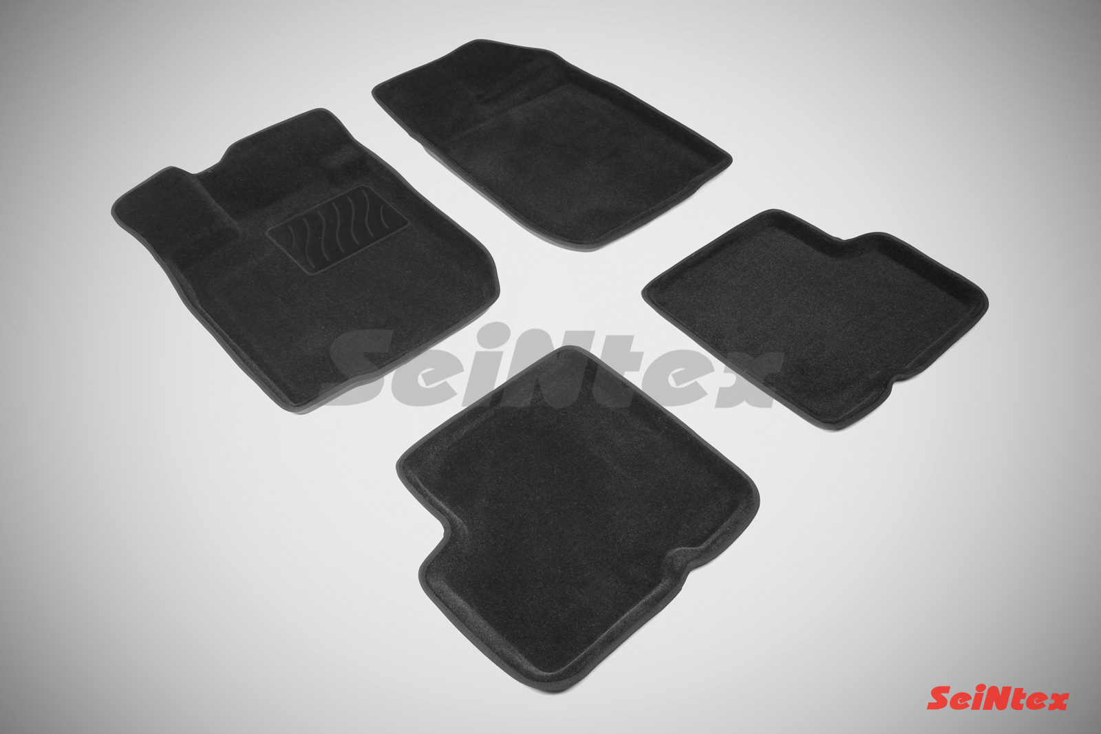 Ворсовые 3D коврики салона "Seintex", Renault Logan 2004-2014