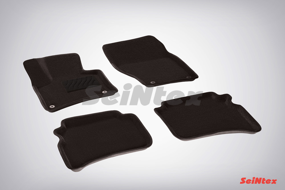 Ворсовые 3D коврики салона "Seintex", Volkswagen Touareg II 2010-