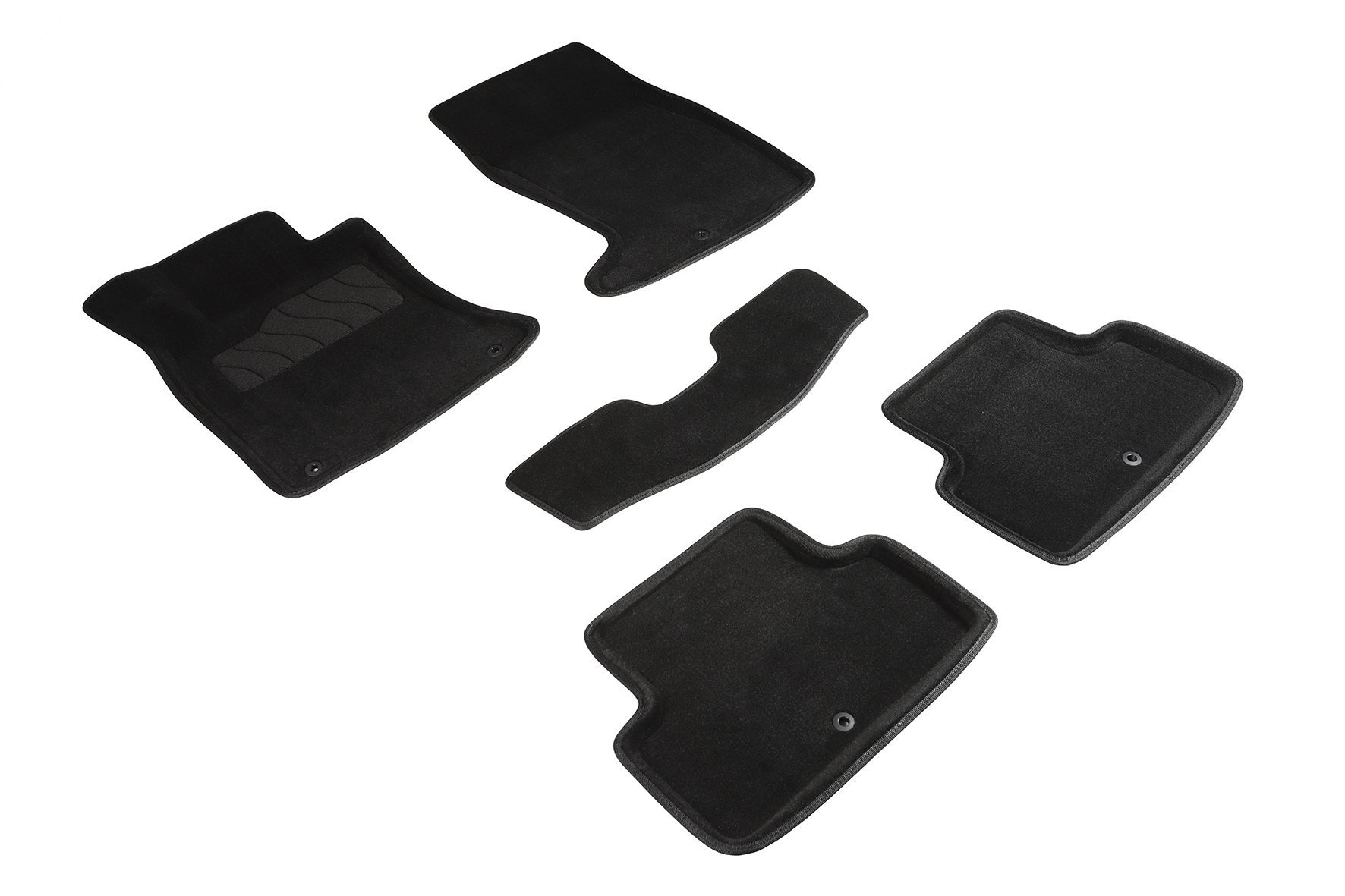 Ворсовые 3D коврики салона "Seintex", Hyundai Genesis G70 I 2017-