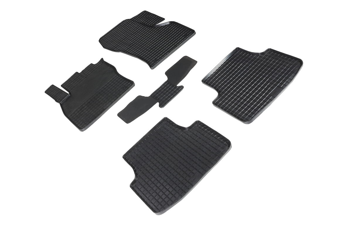 Резиновые коврики салона Сетка "Seintex", Skoda Octavia A8 2020- / Skoda Octavia A7 2013-2020
