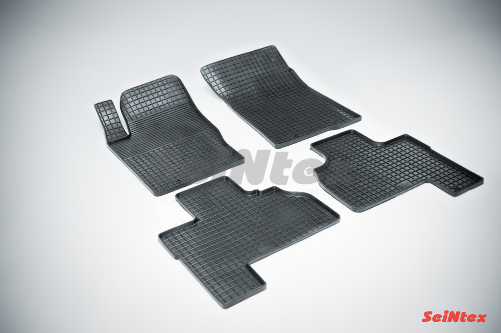 Резиновые коврики салона Сетка "Seintex", SSANGYONG Actyon 2007-2010