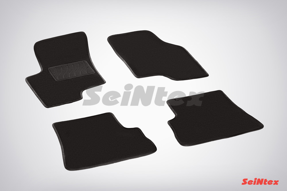 Ворсовые LUX коврики салона "Seintex", Hyundai Getz 2002-2009