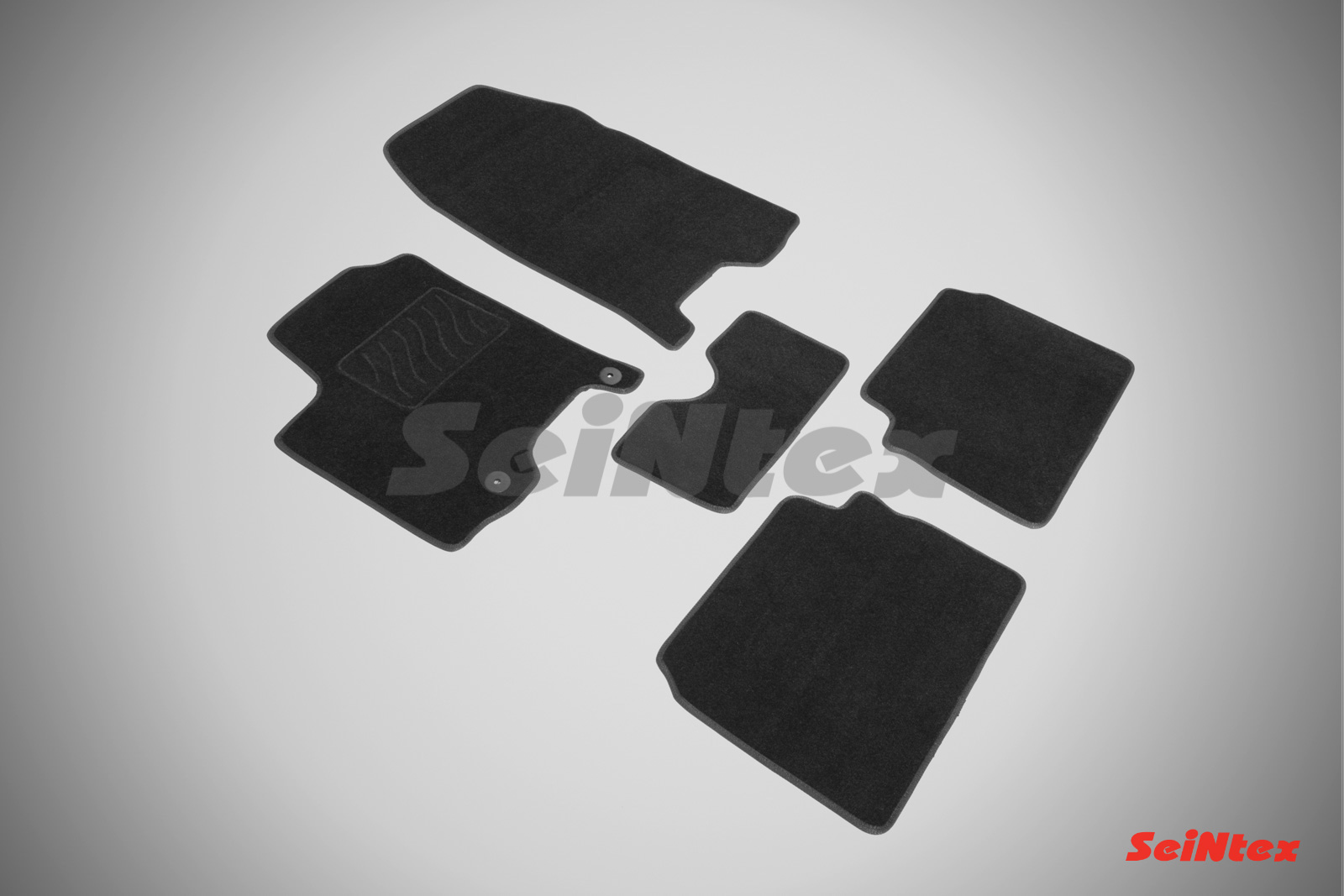 Ворсовые LUX коврики салона "Seintex", Chevrolet Aveo 2003-2011