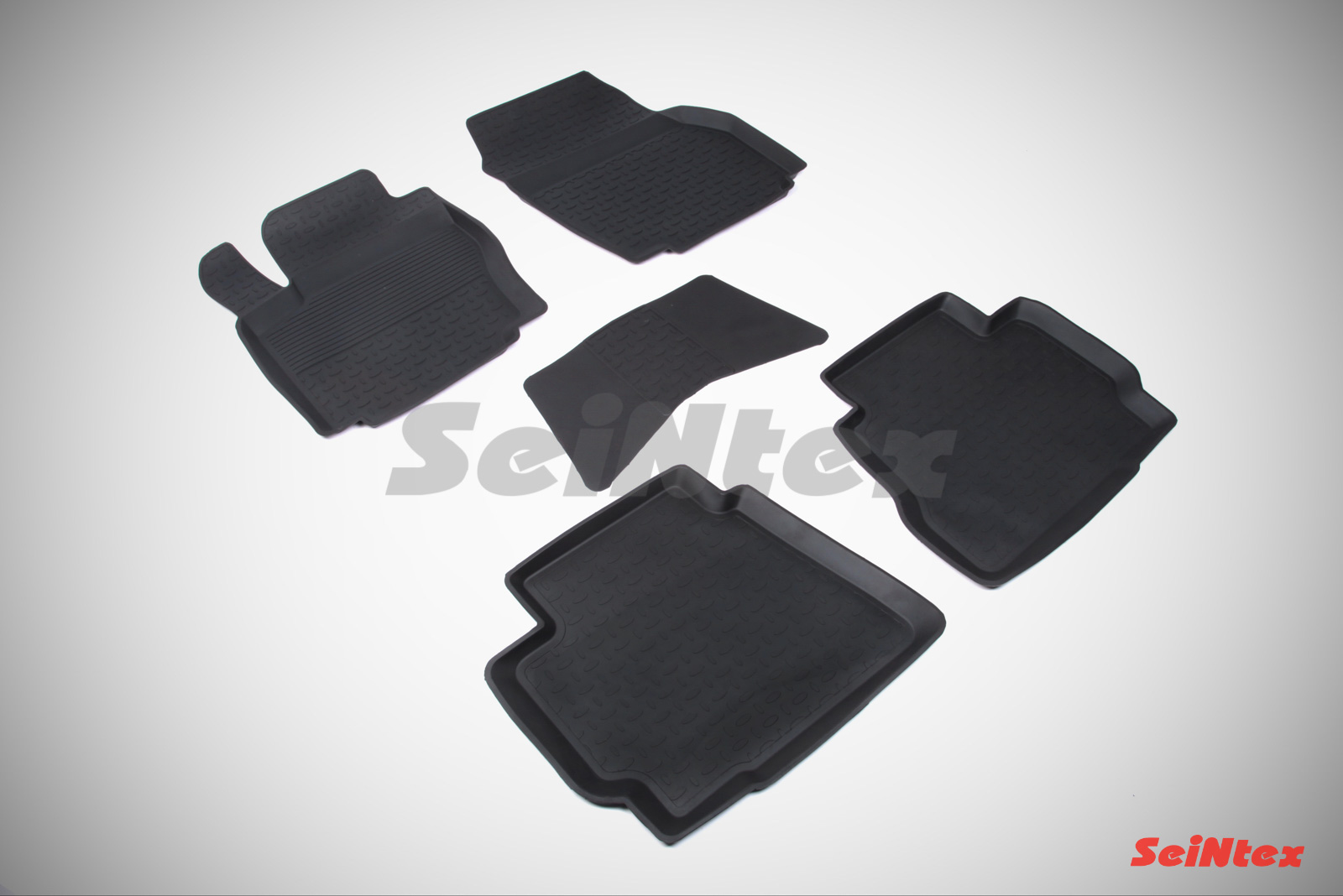 Резиновые коврики салона Высокий борт "Seintex" Ford Mondeo IV 2007-2015