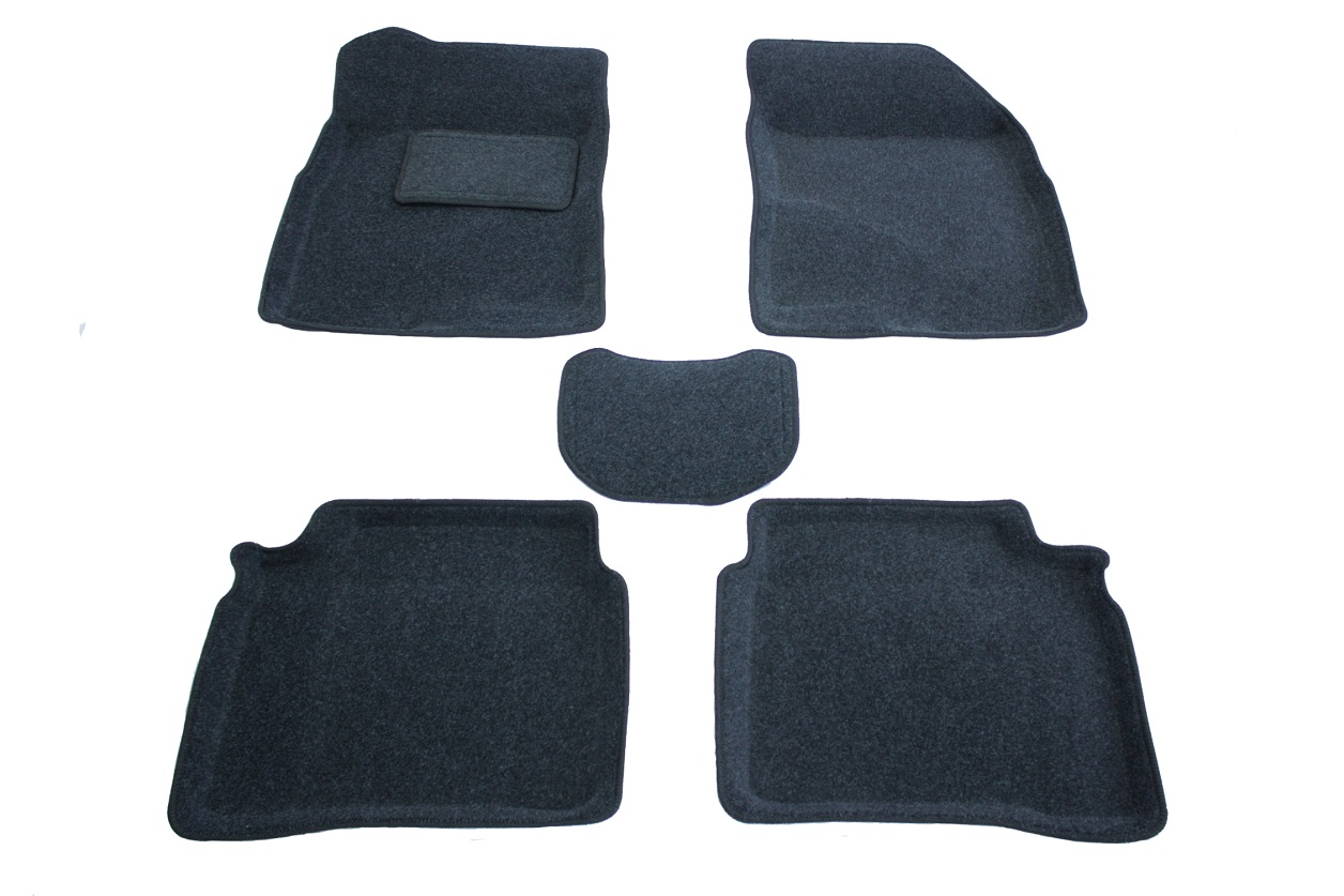 Ворсовые 3D коврики салона "Boratex" Hyundai Sonata IV EF 2004-2010