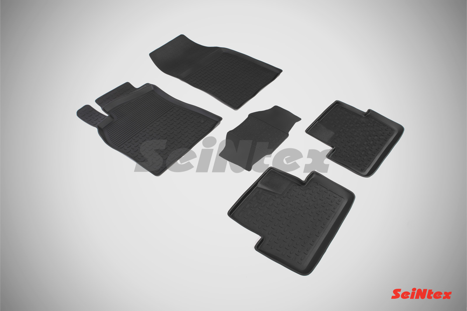 Резиновые коврики салона Высокий борт "Seintex" Renault Fluence 2009-
