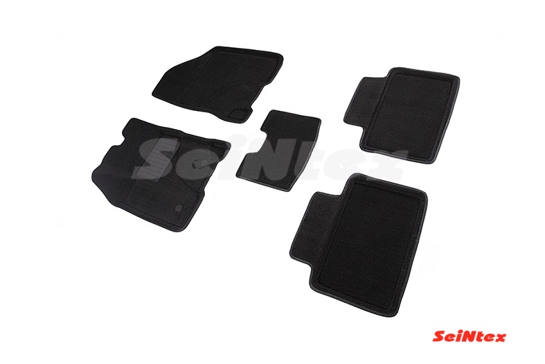 Ворсовые 3D коврики салона "Seintex", Lada Vesta Sw Cross 2015-