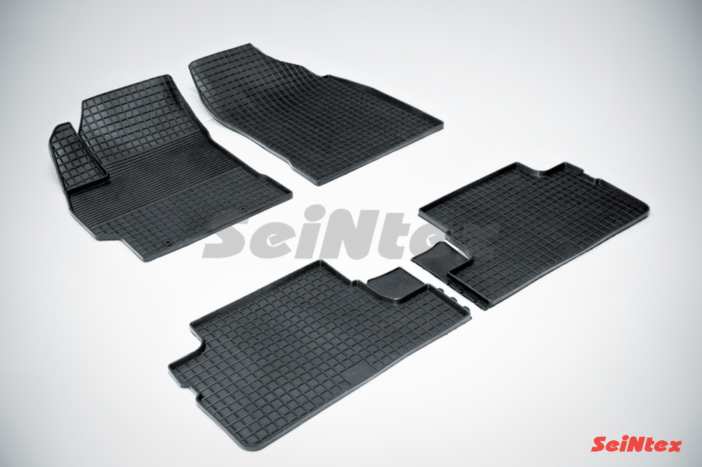 Резиновые коврики салона Сетка "Seintex", Toyota Corolla 2007-2013