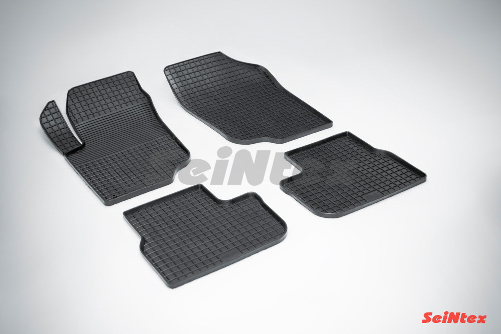 Резиновые коврики салона Сетка "Seintex", Peugeot 207 2006-2013