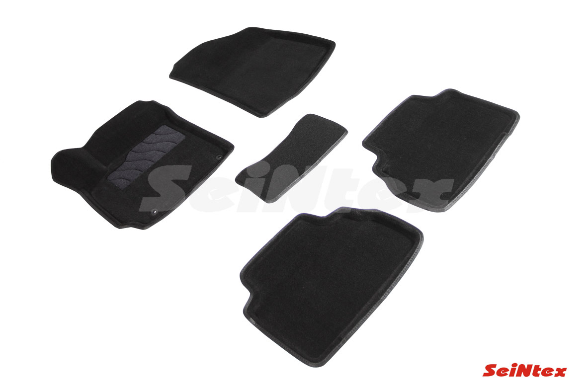 Ворсовые 3D коврики салона "Seintex", Kia Sou ll ll 2019-