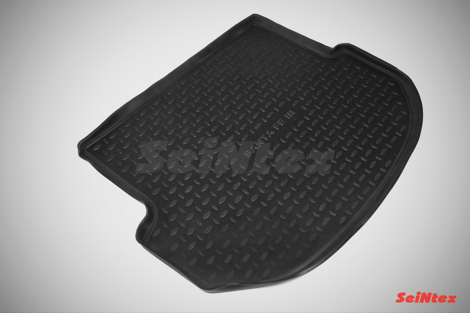 Полиуретановый коврик багажника "Seintex" Hyundai Santa Fe III 2012-