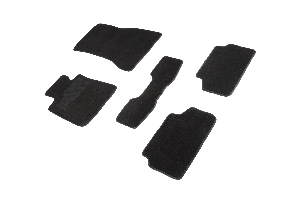 Ворсовые LUX коврики салона "Seintex", BMW 5 G-30 4WD 2017-