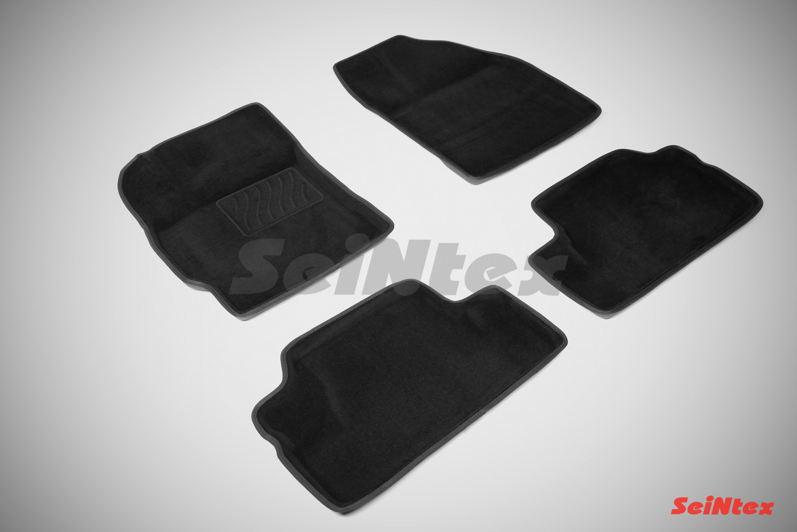 Ворсовые 3D коврики салона "Seintex", Toyota Corolla 2007-2013