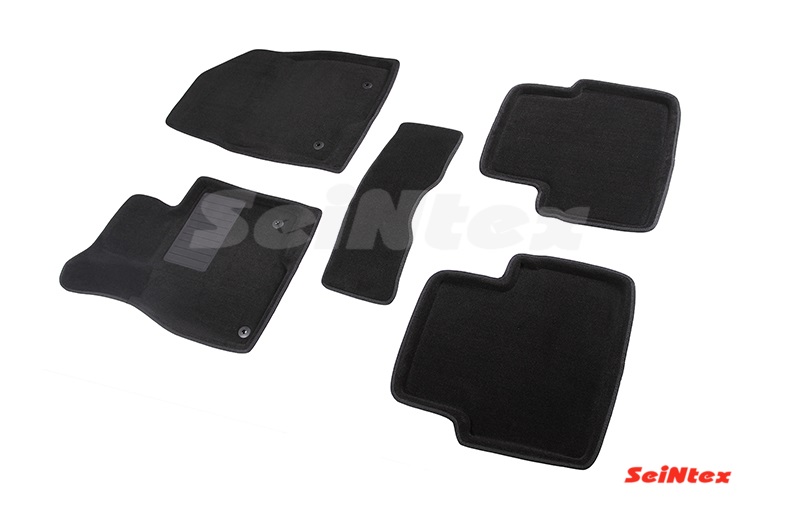 Ворсовые 3D коврики салона "Seintex", Mazda 3 lll (Bm) 2013-2018