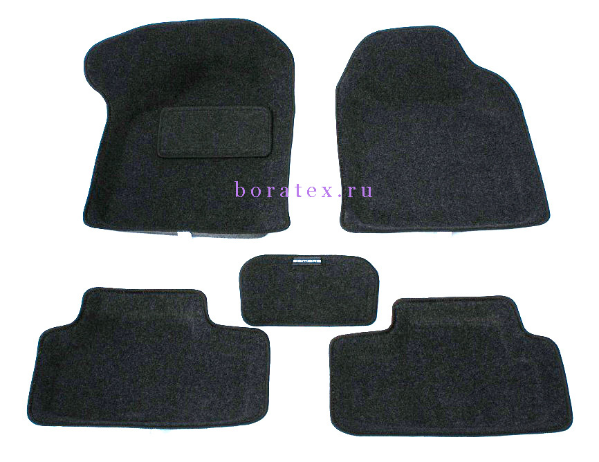 Ворсовые 3D коврики салона "Boratex" Lada 2108-2109 / 2113-2115