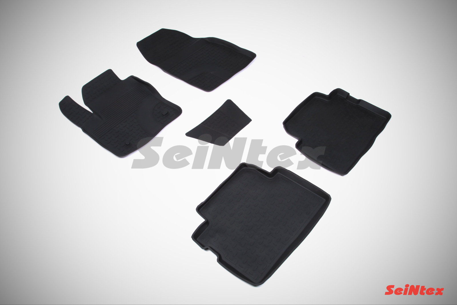Резиновые коврики салона Высокий борт "Seintex" Ford C MAX 2003-2010 /Ford Kuga I 2008-2012 / Ford K