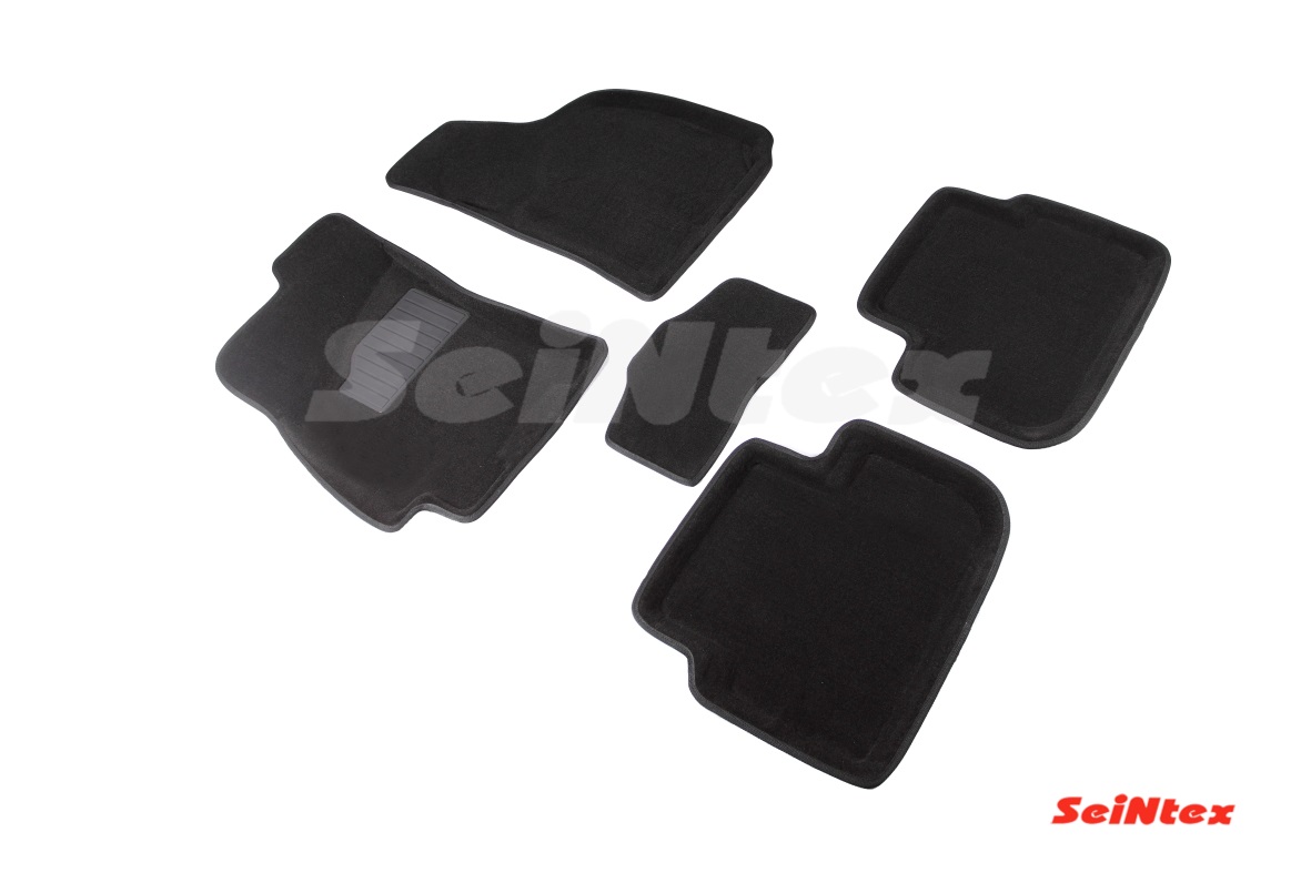 Ворсовые 3D коврики салона "Seintex", Chevrolet Lanos 2005-2009