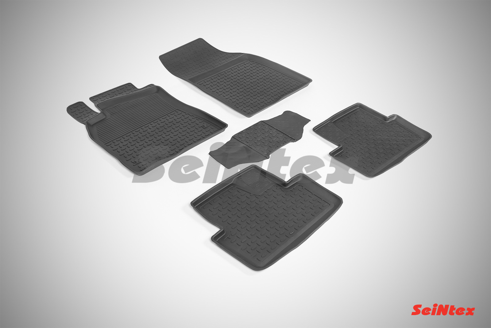 Резиновые коврики салона Высокий борт "Seintex" Renault Megane III 2008-2016