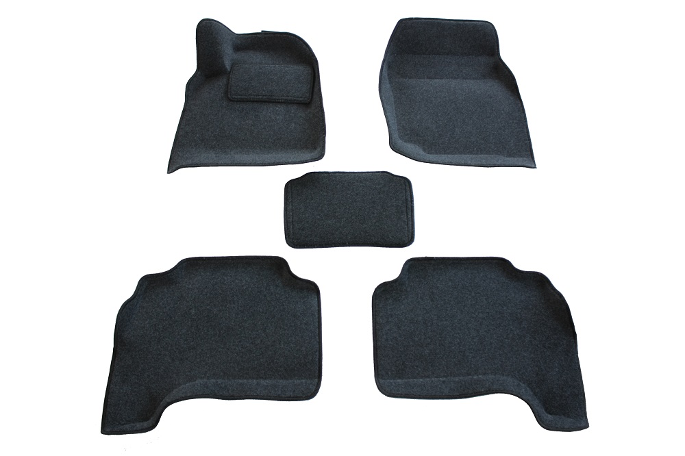 Ворсовые 3D коврики салона "Boratex" Toyota Land Cruiser 100 (АКПП) 1998-2007