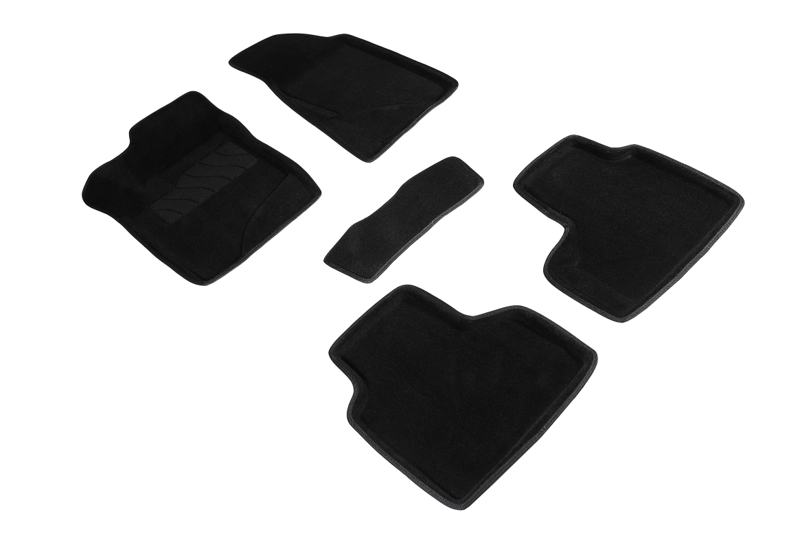 Ворсовые 3D коврики салона "Seintex", Chevrolet Niva 2002-2020 / Lada Niva Travel 2020-