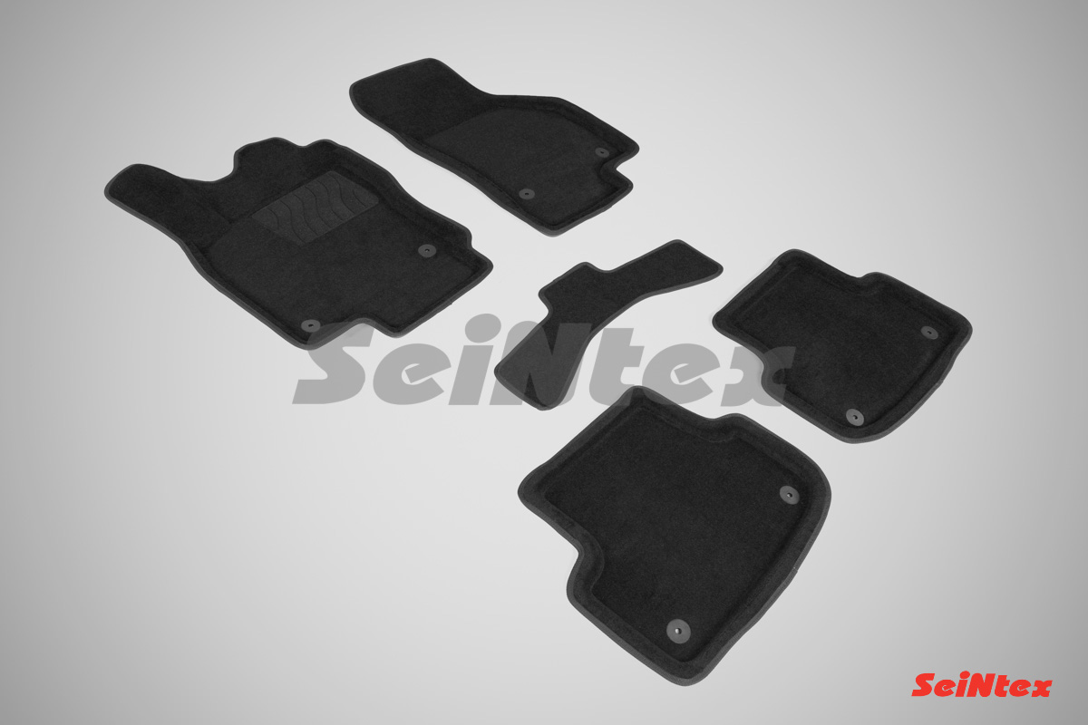 Ворсовые 3D коврики салона "Seintex", Audi А3 lll (8V) 2012-2020