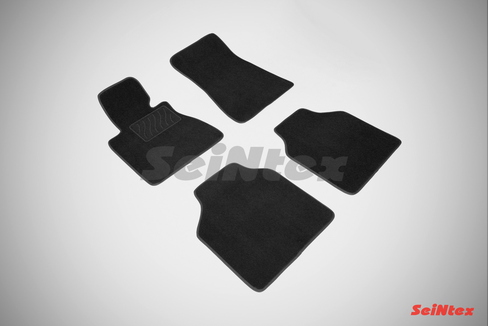 Ворсовые LUX коврики салона "Seintex", BMW 7 E66L 2001-2008
