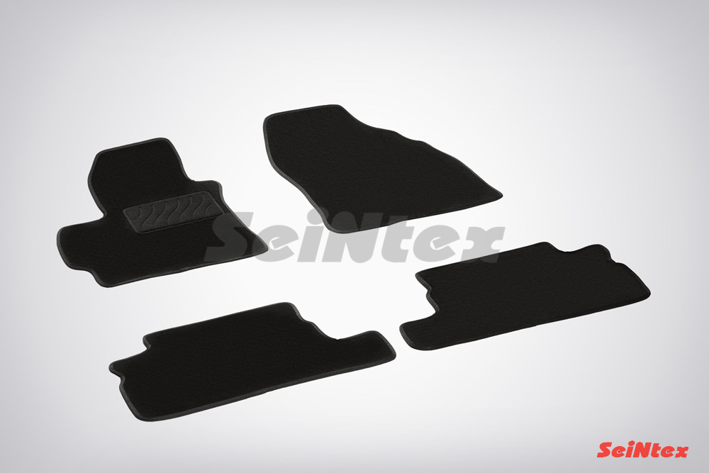 Ворсовые LUX коврики салона "Seintex", Toyota Auris 2006-2012