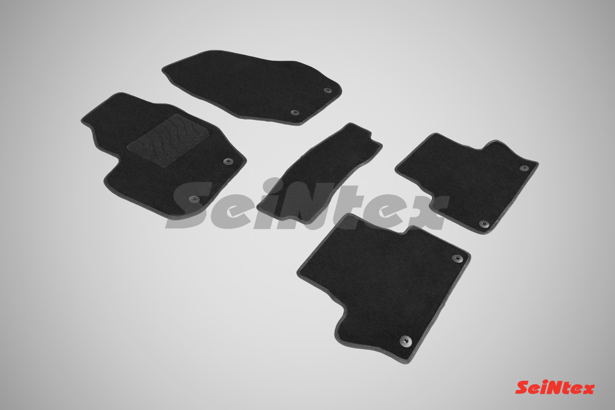 Ворсовые LUX коврики салона "Seintex", Volvo XС 60 2008-