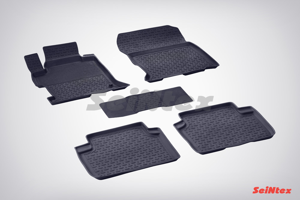 Резиновые коврики салона Высокий борт "Seintex" Honda Accord IX 2012-