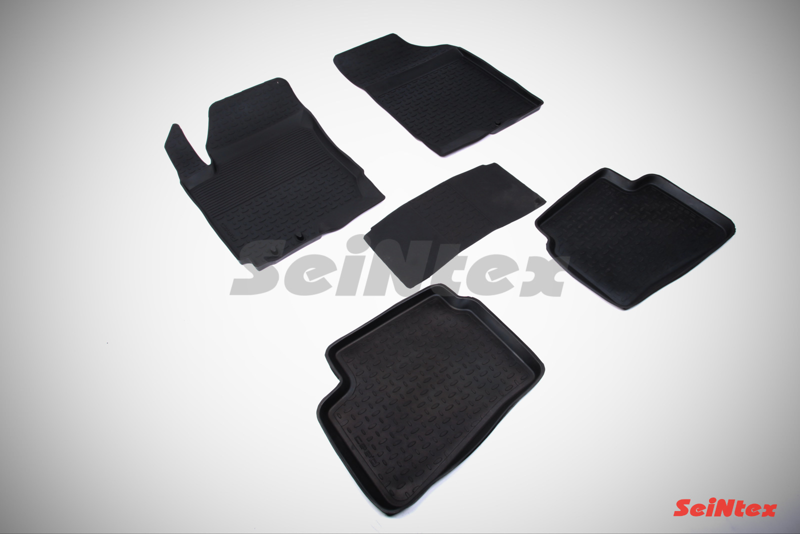 Резиновые коврики салона Высокий борт "Seintex" KIA Ceed 2007-2012