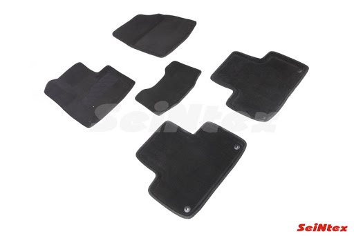 Ворсовые 3D коврики салона "Seintex", Volvo XC 90 2014-