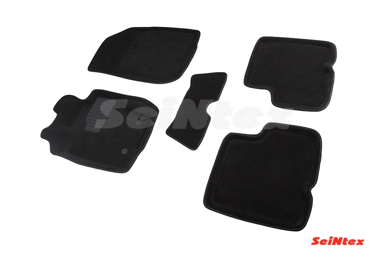 Ворсовые 3D коврики салона "Seintex", Renault Duster Акпп 2011-2015