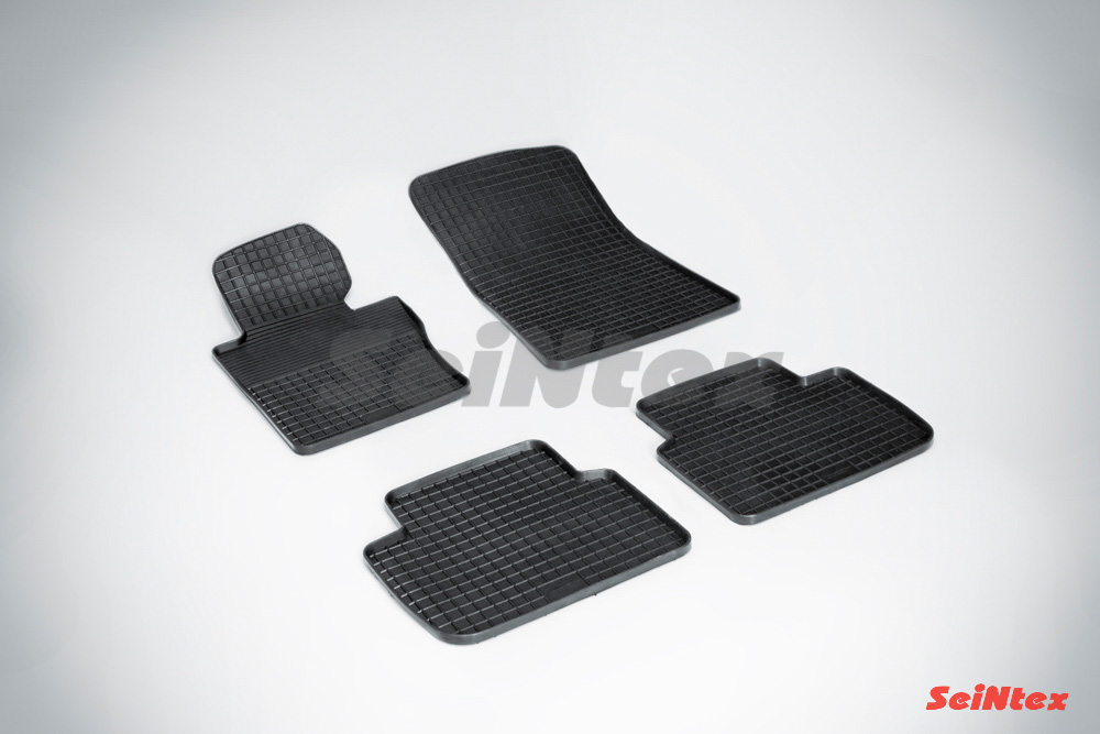 Резиновые коврики салона Сетка "Seintex", BMW 3 E46 1998-2005