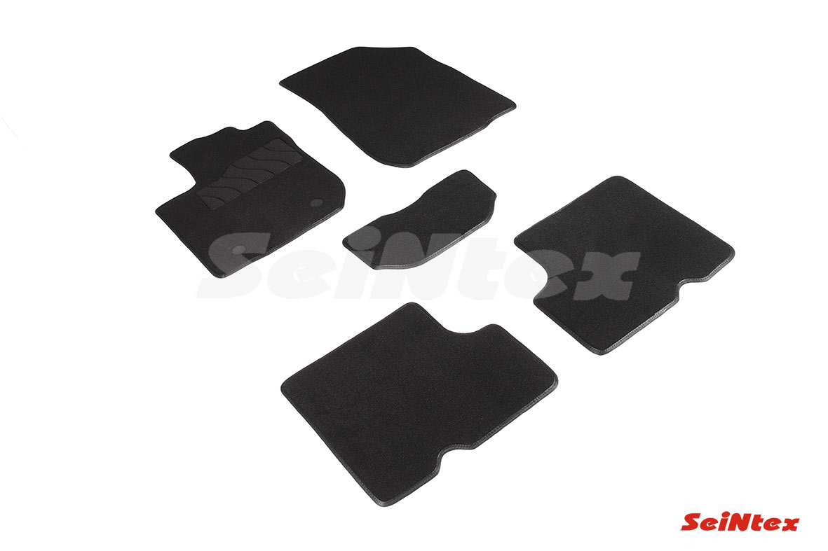 Ворсовые LUX коврики салона "Seintex", Renault Logan II Рестайлинг 2018- / Sandero II 2018-