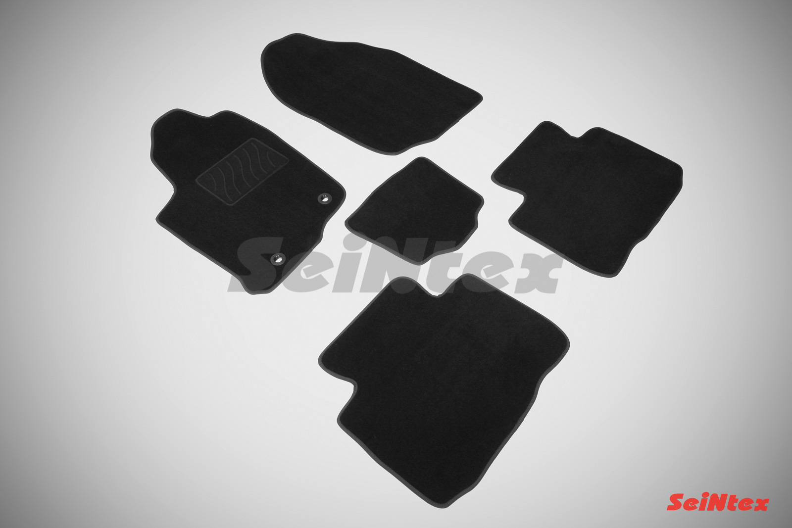 Ворсовые LUX коврики салона "Seintex", Toyota RAV 4 2013-2019