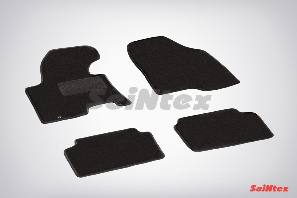 Ворсовые LUX коврики салона "Seintex", Hundai I 30 / KIA Ceed 2012-